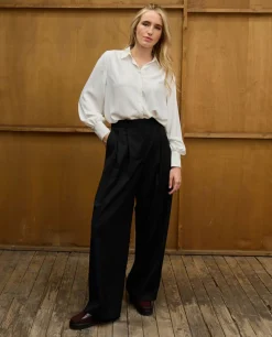 Acanthe Blouse fluide manches bouffantes écru Ecru Best Sale