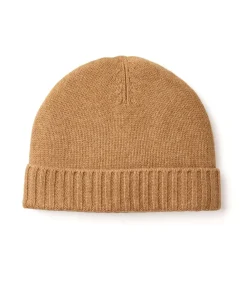 Acanthe Bonnet 100% cachemire Camel Discount