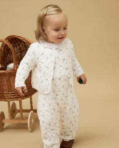 Acanthe Cardigan molletonné imprimé fleur impriméfleurs Fashion