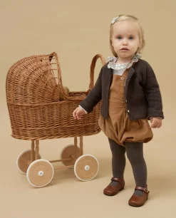 Acanthe Cardigan point mousse 100% lambswool marron Hot