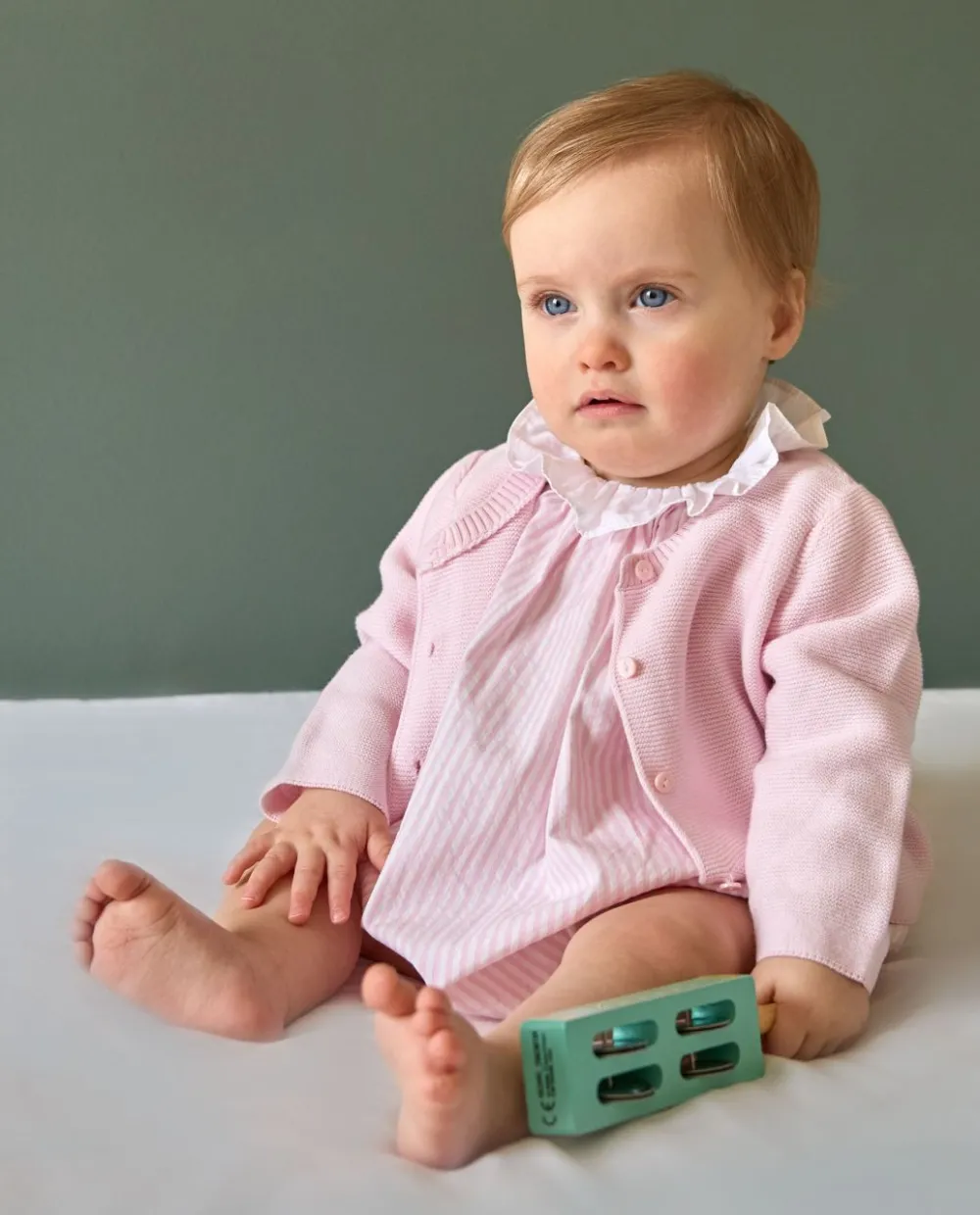 Acanthe Cardigan point mousse rose pâle Rosepâle Best Sale