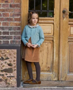 Acanthe Cardigan torsade vert d'eau 100% lambswool vertd'eau Clearance