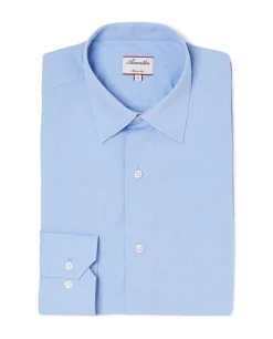 Acanthe Chemise fil à fil col italien FilàfilbleuN11 Best