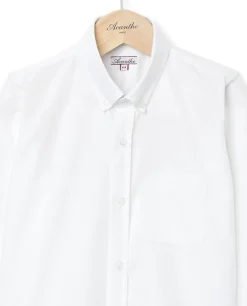 Acanthe chemise oxford ml G Blanc Shop