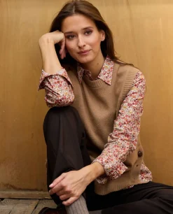 Acanthe Chemisier classique pli rond en tissu Liberty Poppy Forest LibertyPoppyForest Best