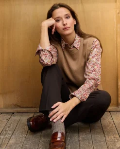 Acanthe Chemisier classique pli rond en tissu Liberty Poppy Forest LibertyPoppyForest Best