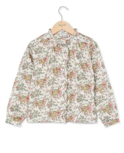 Acanthe Chemisier encolure ronde en tissu Liberty Miniature Wonderland LibertyMiniatureWonderland Sale