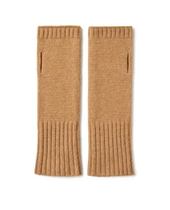 Acanthe Mitaines 100% cachemire Camel Online