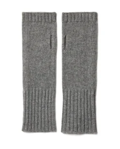 Acanthe Mitaines gris moyen 100% cachemire Grismoyen Clearance