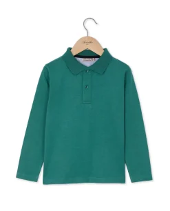 Acanthe Polo jersey manches longues Vert Online