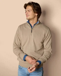 Acanthe Pull col zippé 100% cachemire Beige Best