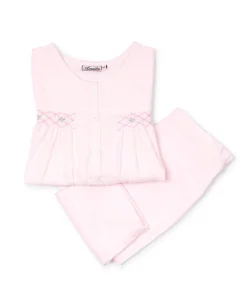 Acanthe Pyjama smocké chevron rose Chevronrose Cheap