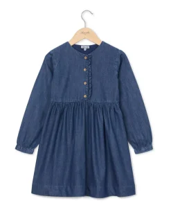 Acanthe Robe boutons Denim Cheap