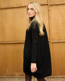 Acanthe Robe col roulé 100% cachemire Noir Online