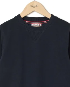 Acanthe Sweat col rond Marine Sale